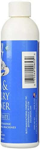 653 Gem &amp; Jewelry Non-Toxic Cleaner Concentrate for use in Cleaning Machines, 8 Ounces, 2-Pack