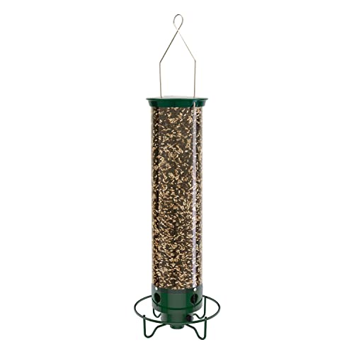 Droll Yankees YF-M Yankee Flipper Squirrel-Proof Wild Bird Feeder With Weight Activated Rotating Perch - 5Lbs Seed Capacity