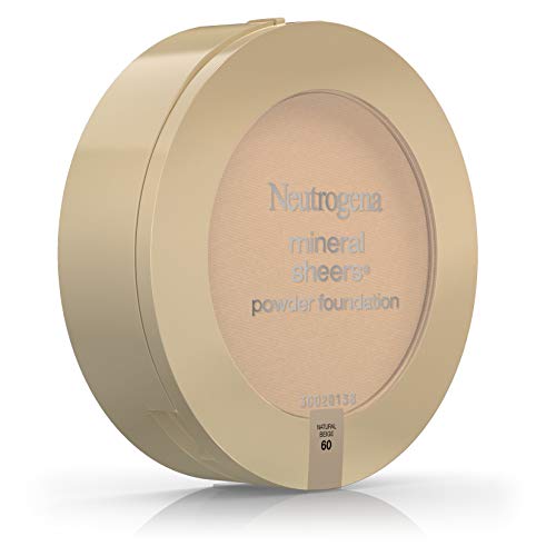 Mineral Sheers Powder Foundation, Natural Beige 60, 0.34 Ounce