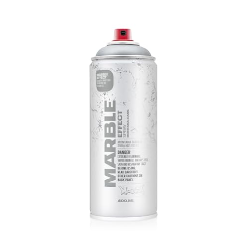 Montana Effect 400 ml Marble Color, Silver Spray Paint, 13.5 Fl Oz (Pack of 1)