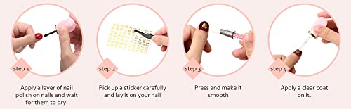 108 Pcs 3 D Silver Flower Nail Art Stickers Decals Stamping Diy Decoration Tools
