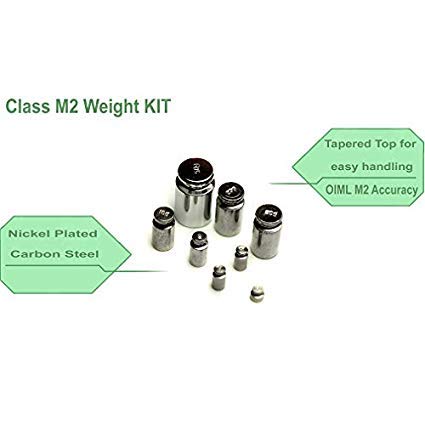 Class M2 14-Piece Small Calibration Weigh Kit Carbon St