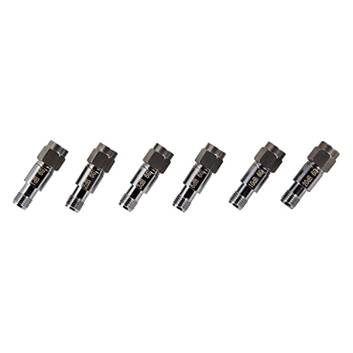 Nooelec SMA Attenuator Kit - Bundle of 6pc 2W 50 Ohm SM
