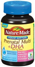 Prenatal + DHA 200 mg Multivitamin Softgels 60 Ct