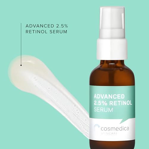 Facial Serum Trio Set Value for Clear Skin - Vitamin C Super Serum, 2.5% Retinol Serum, Pure Hyaluronic Acid Serum – Vegan, Cruelty-Free Skincare 3 pack