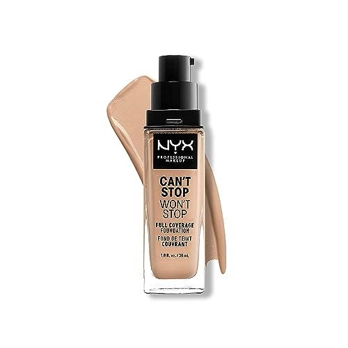 Can't Stop Won't Stop Foundation, 24h Full Coverage Matte Finish - Natural
