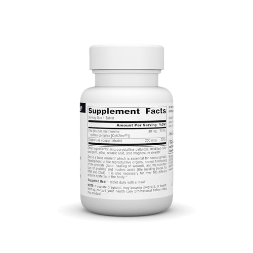 Source Naturals OptiZinc Zinc Methionine Sulfate Comple
