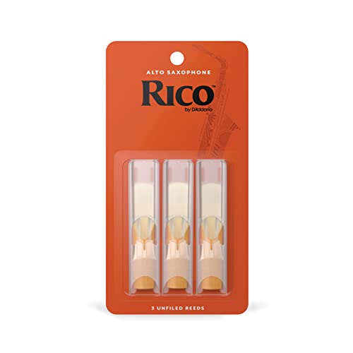 D&#39;Addario Alto Sax Reeds, Strength 2, 3-Pack (RJA0320)