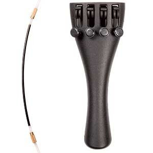 1/8 Violin Ultra Composite Tailpiece with 4-tuners and Nylon Tailgut