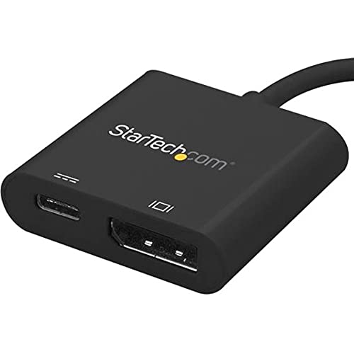 USB C to DisplayPort Adapter with Power Delivery - 4K 60Hz HBR2 - USB Type-C to DP 1.2 Monitor Video Converter w/ Charging - 60W PD Pass-Through - Thunderbolt 3 Compatible (CDP2DPUCP)