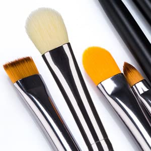 Silky 10Pcs Eyeshadow Makeup Brush Set Essential Eye Makeup Brushes Kit