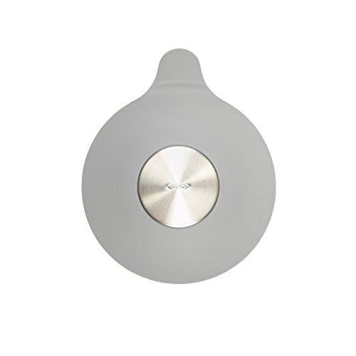 Good Grips Silicone/Stainless Steel Tub Stopper, Grey