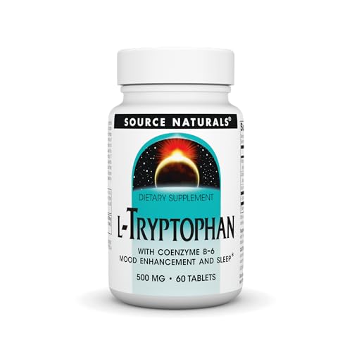 Source Naturals L-Tryptophan with Coenzyme B-6 500mg - 