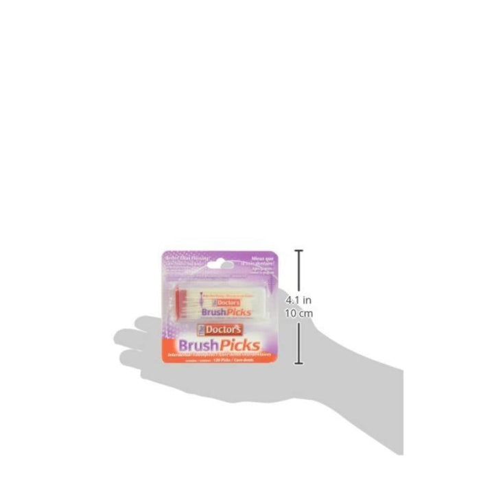 The Doctor&#39;s Brushtal Toothpicks | 120-Picks per pack | (3-Pack)