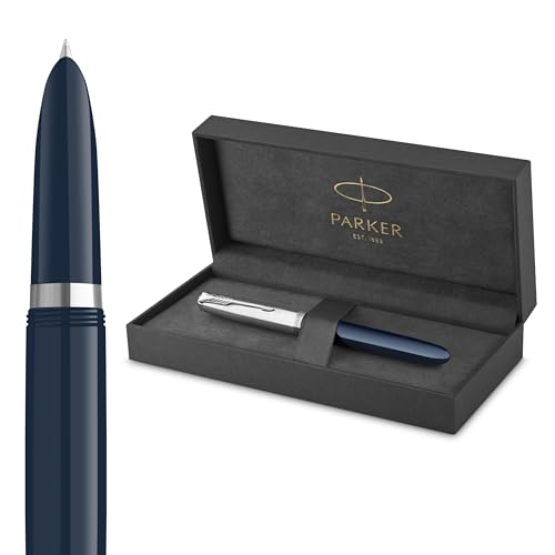 Parker 51 Fountain Pen | Midnight Blue Barrel with Chro