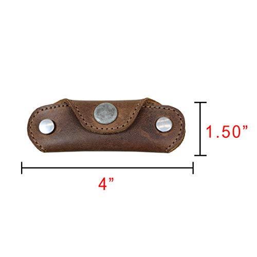 Hide &amp; Drink, Multiple Key Organizer Handmade from Full Grain Leather (Bourbon Brown)