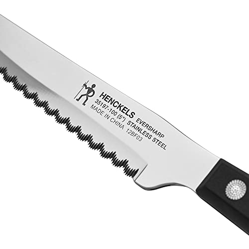Razor-Sharp Steak Knife Set of 8, German Engineered Informed by 100+ Years of Mastery,Black