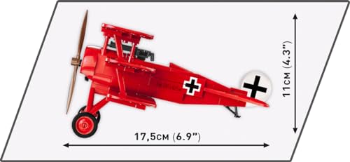 Historical Collection: The Great War Fokker DR.1 Red Baron Plane,7+ years,178 pcs