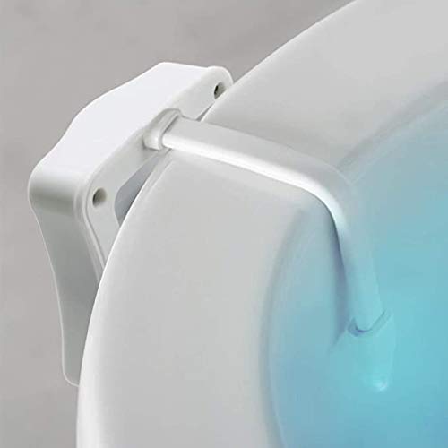 Color Changing Toliet Night Light Motion Sensor Led Motion Activated Washroom UV Slap Activated Butt Smart Light Commode Night Lamp(16 1)