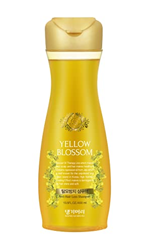 - Yellow Blossom Anti-Hair Loss Shampoo - Nourishing, Moisturizing, Scalp Care for Shine, 400ml