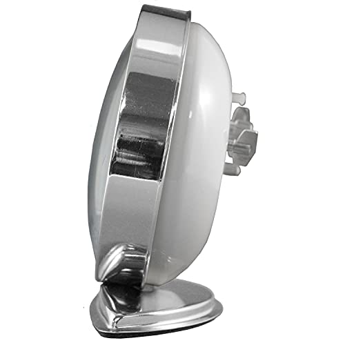 Equity 24014 Wind-Up Loud Bell Metal Alarm Clock Pack of 1 Silver
