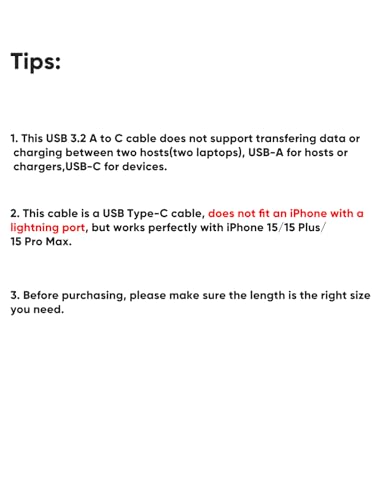 CableCreation USB C to USB A Cable 3.3FT, USB C to USB 