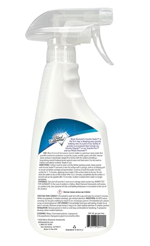 Granite Sealer: Seals and Protects. Marble Sealer Protector. Granite, Marble, and Travertine Countertop Sealer for All Stone Countertops. 1-Pint.