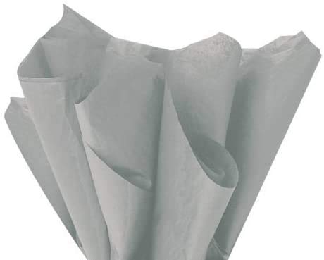GREY GRAY Bulk Tissue Paper 15 x 20 - 100 Sheets