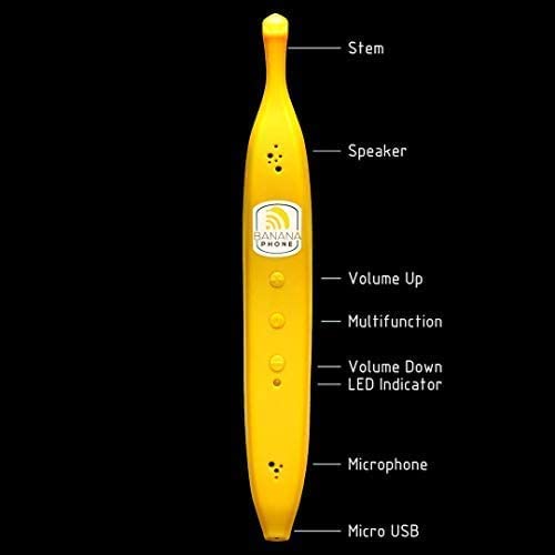 Bluetooth Handset for iPhone and Android Mobile Devices (Single Banana)