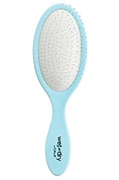 Sky Blue : CALA Wet N Dry Detangling Hair Brush (Sky Blue)