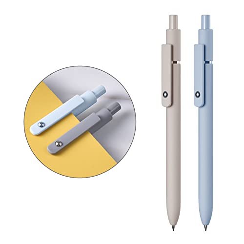 5pcs Quick Dry Ink Gel Pens Fine Point Retractable Roller Ball Pens Black Ink Smooth Writing Cute Aesthetic pens for School Office Home Diary