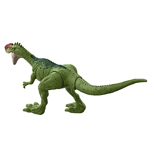 Jurassic World Camp Cretaceous Fierce Force Dinosaur Action Figure, Monolophosaurus Dino Toy with Movable Joints, Realistic Sculpting &amp; Single-Strike Motion