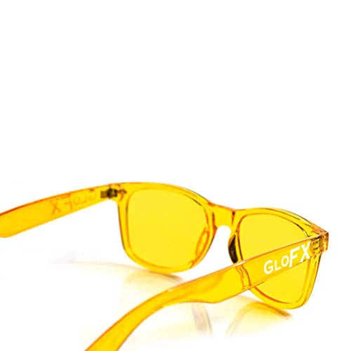 GloFX Yellow Color Therapy Glasses Chakra Glasses Relax