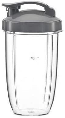 Nutribullet Flip Top To Go Lid with 32oz Tall Cup, Compatible with Nutribullet 600W 900W Blenders