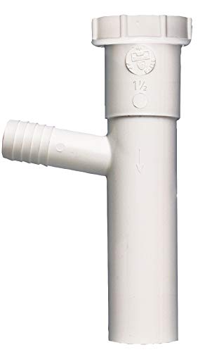 Plumb Pak 30-8WK Dishwasher Branch, White, 1-1/2 x 8, Pack of 1