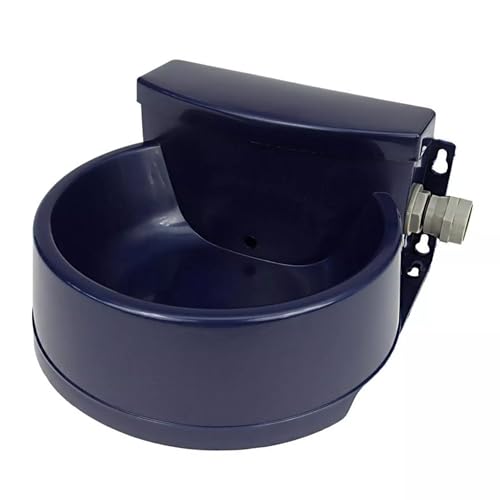Pet Bergan Auto-Wata - Outdoor Dog & Cat Water Dispenser - Automatic Water Bowl for Pets - Made from Durable, BPA-Free Plastic - Self-Watering Cat & Dog Bowl - Navy, 48 Ounces