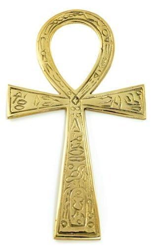Brass Ankh Brass Large (4x7 1/4) for altar or wall