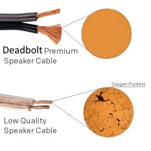 Sewell Deadbolt Terminated Speaker Wire, 6 ft, 259 Stra
