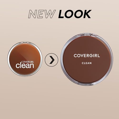 COVERGIRL Clean Pressed Powder, Warm Beige