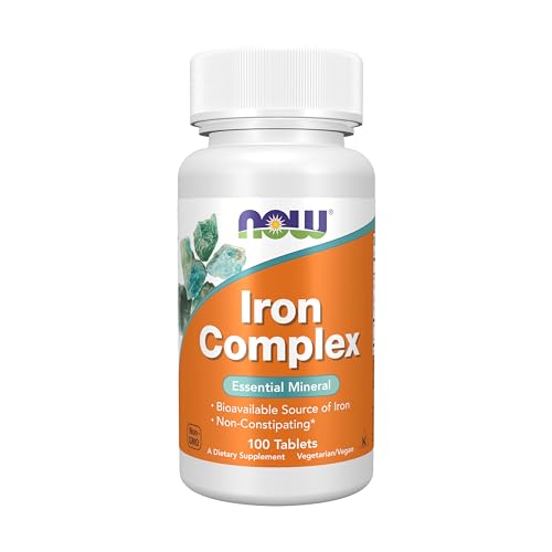 NOW Foods Supplements, Iron Complex, Non-Constipating*,