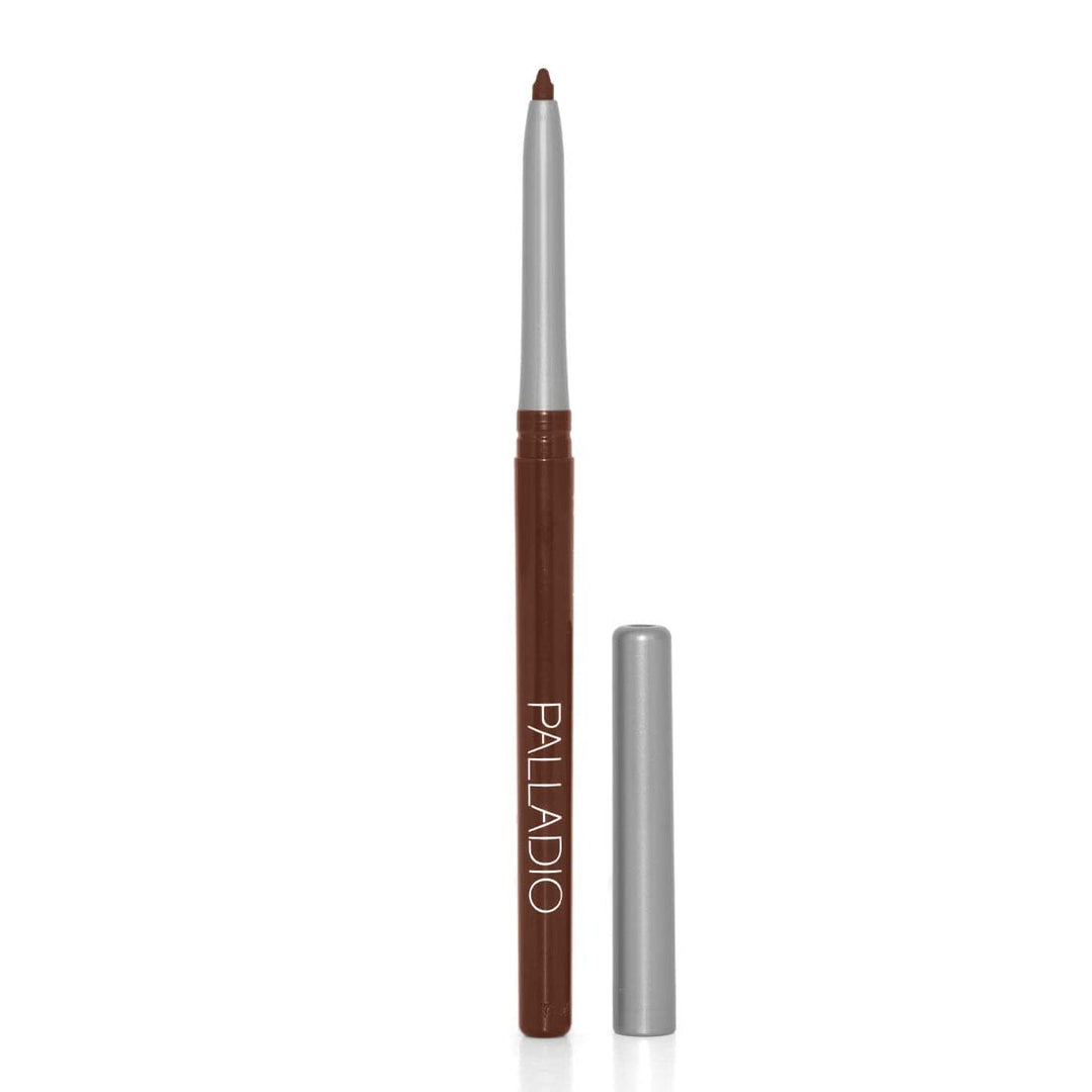 Retractable Waterproof Lip Liner High Pigmented and Creamy Color Slim Twist Up Smudge Proof Formula with Long Lasting All Day Wear No Sharpener Required, Coffee, 1 Count