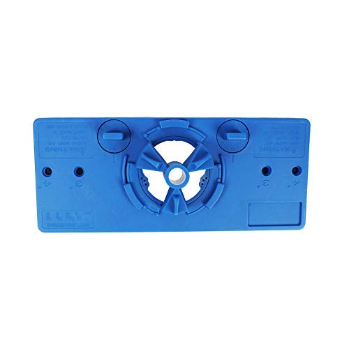 35mm Concealed Hinge Jig Boring Hole Drill Guide Cutter Bit Set Door Boring Hole Template and Bit for Cabinet Door Installation for Tool Carpenter. (Blue)