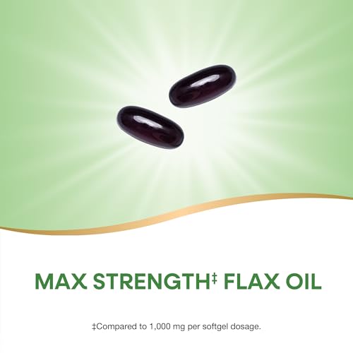 Nature's Way Flax Oil Max Strength‡, Supports Heart