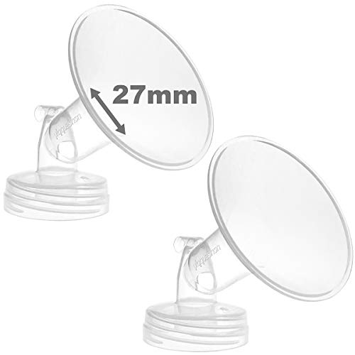 Nenesupply 2pc 27mm Flanges Compatible with Spectra S2 Spectra S1 9 Plus Breastpumps Replacement to Spectra Pump Parts and Spectra Flange. Compatible with Spectra S2 Parts and Spectra 27mm