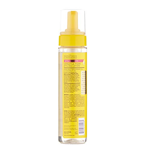 Style and Create Versatile Foam Styling Lotion - For Use on All Hair Types, Lightweight Formula, Contains Shea Butter, Argan Oil, & Coconut Oil, 8.5 oz