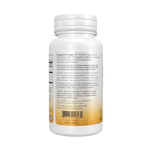 NOW Foods Supplements, DHA Kids 100 mg, Supports Brain 