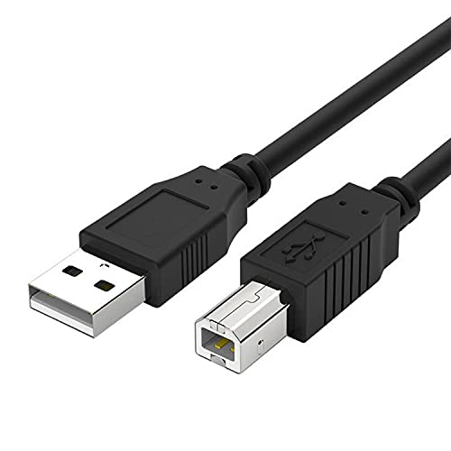 USB to Host Cable USB Cable Cord 10 Feet Compatible With Yamaha PSR-EW300,PSRE353,PSR-E363,PSR-EW410,PSR-E463,PSRE373,PSRE-343,PSRSX900,YPT260,YPT270,YPT360,P71,NP12,P45,P125 Portable Piano Keyboard