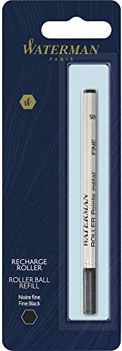 (R) Refill, Rollerball, Fine Point, 0.5 mm, Black (2-Pack)
