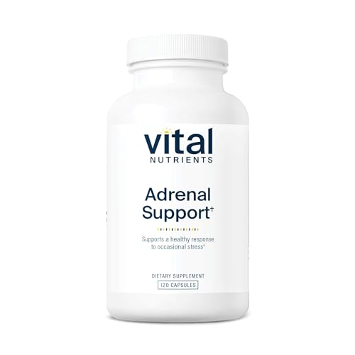 Adrenal Support | Adrenal Support Supplements for Gland Function and Cortisol Management | Supports Energy and Stress Levels | Gluten, Dairy, Soy Free | 120 Capsules