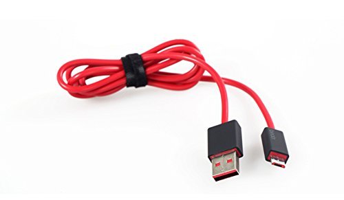 Red USB Cable Charger Power Charger for Beats by Dr.Dre Solo Wireless Headphones